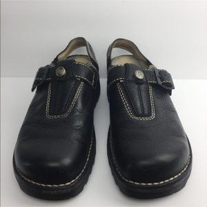 Mozo Black Leather Mary Janes 8.5M